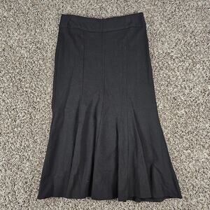 Denver Hayes Womens Sz 8 Maxi Length Western Style Skirt Black Thick Knit